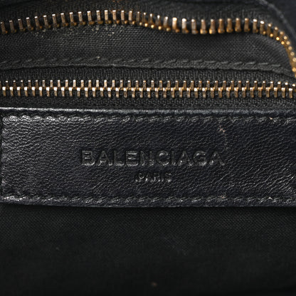 Balenciaga Chevre Gold Metallic Edge Hardware City Black 7 of 11