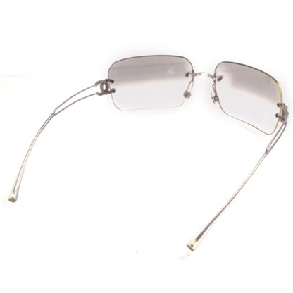 Chanel Frameless CC Logo Sunglasses Clear 2 of 8