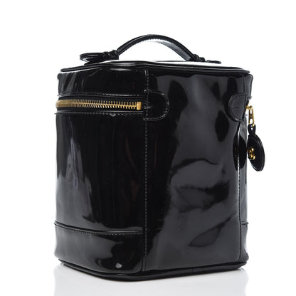 Chanel Patent Vanity Cosmetic Case Black 3 of 11
