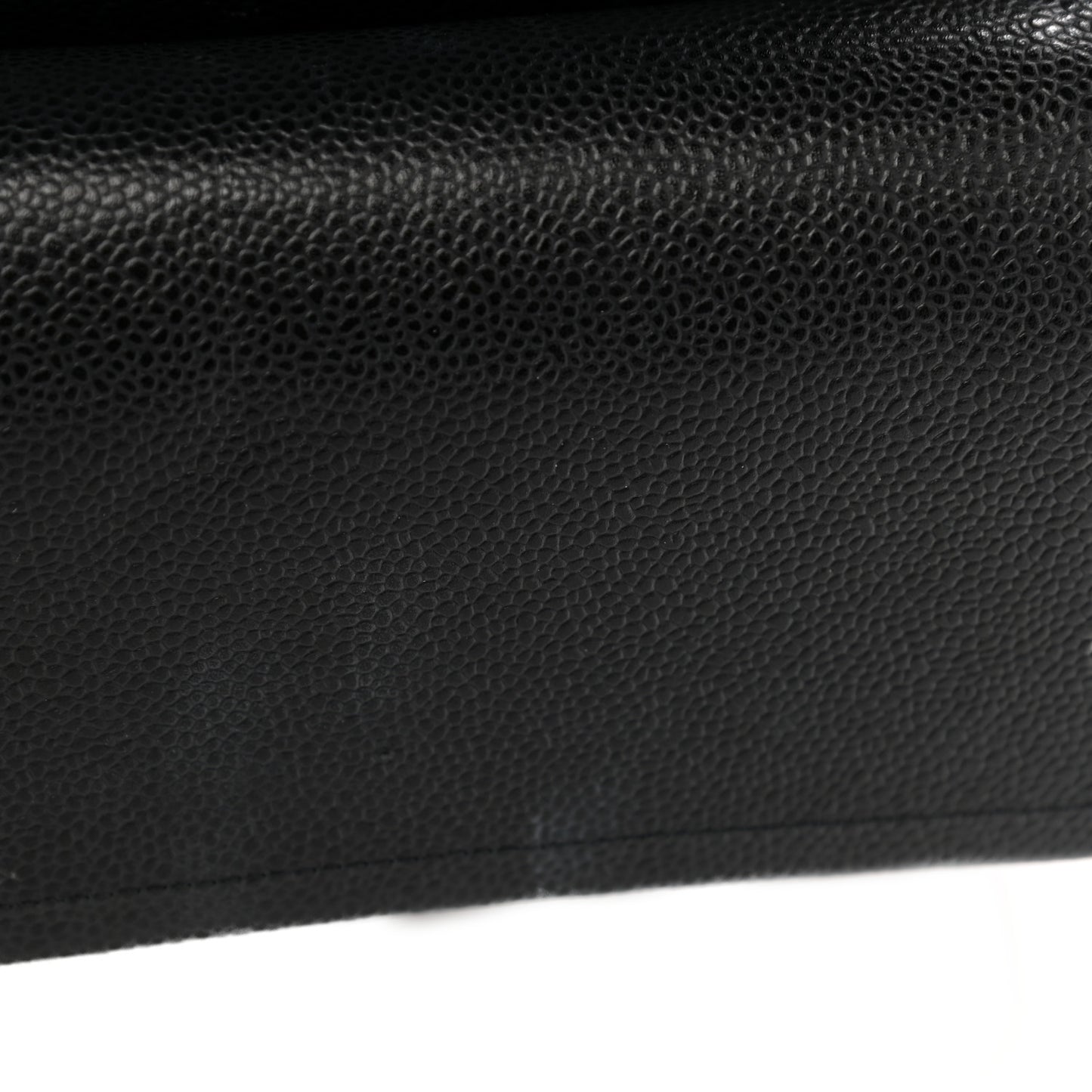 Caviar Quilted Maxi Double Flap Black