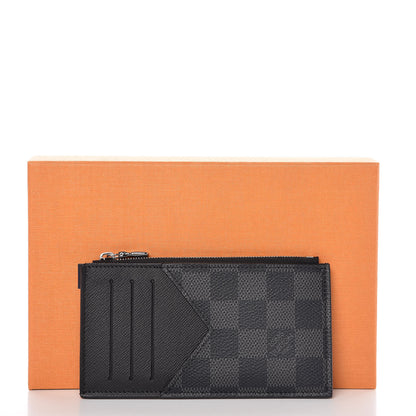 Louis Vuitton Damier Graphite Coin Card Holder 8 of 8