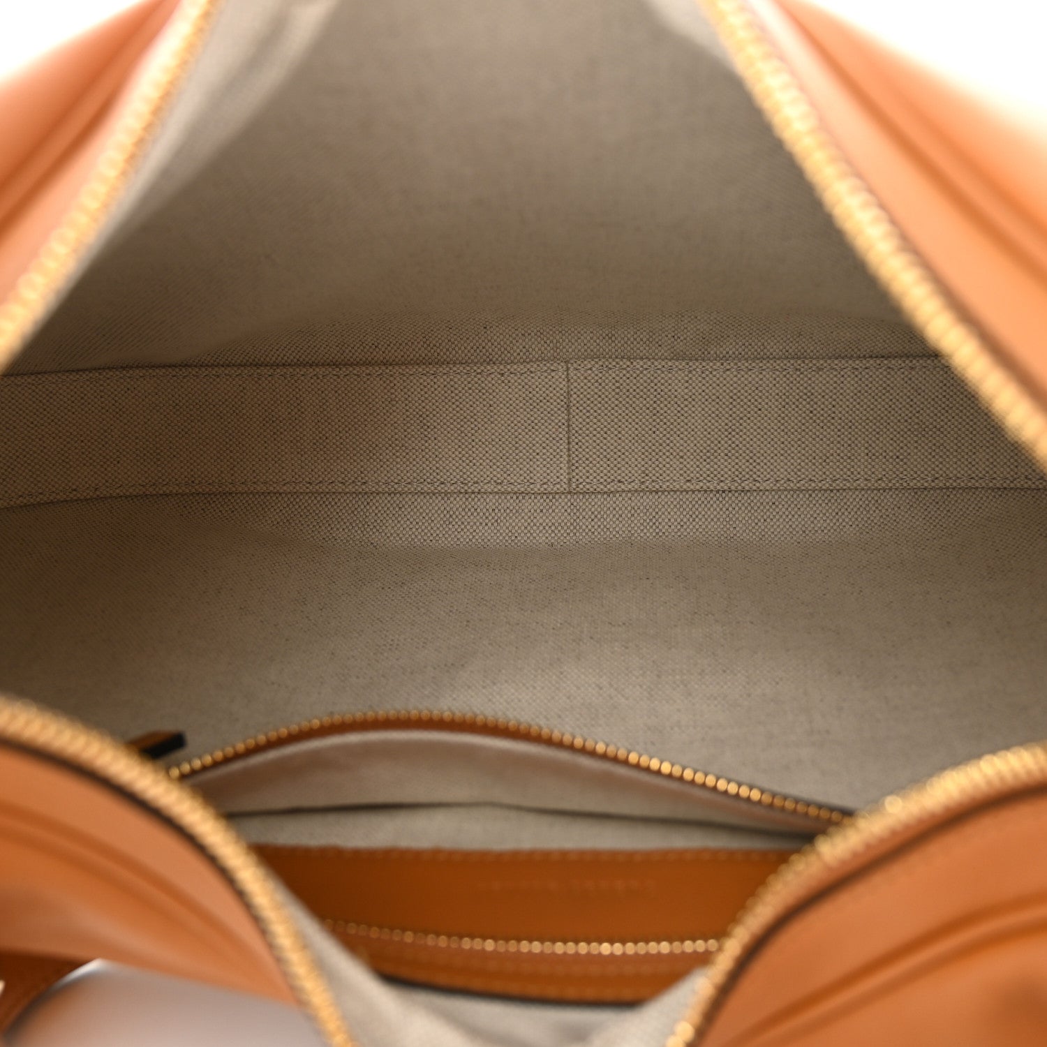 Gucci Aria Calfskin Web Large Attache Shoulder Bag Dark Orange 5 of 10