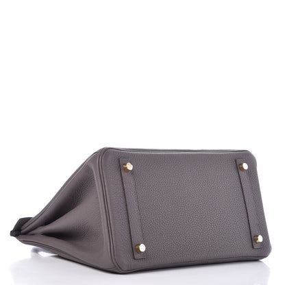 Hermes Togo Birkin 30 Etain 4 of 39