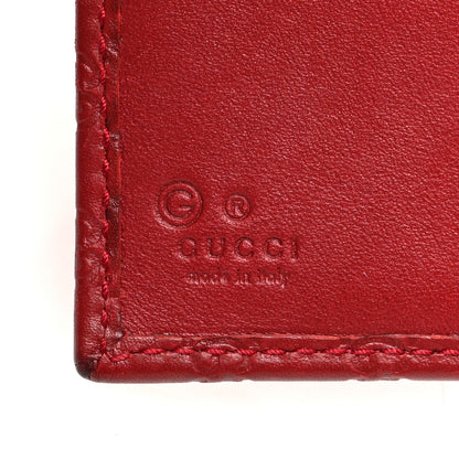 Gucci Microguccissima Bi-Fold Wallet Red 6 of 7