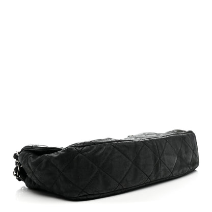 Chanel Iridescent Calfskin Quilted East West Flap Black 4 of 11