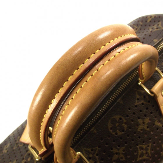 Monogram Perforated Speedy 30 Fuchsia