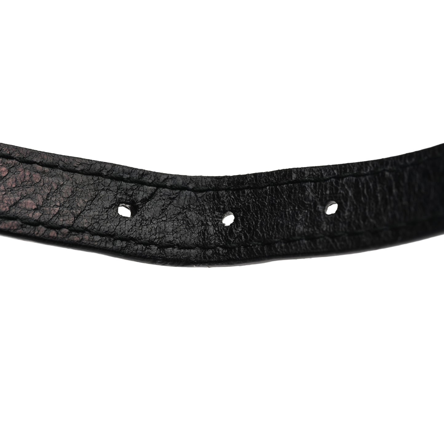 Agneau Giant 12 Gold Hardware Triple Tour Bracelet Black