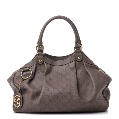 Gucci Guccissima Medium Sukey Tote Taupe 1 of 13