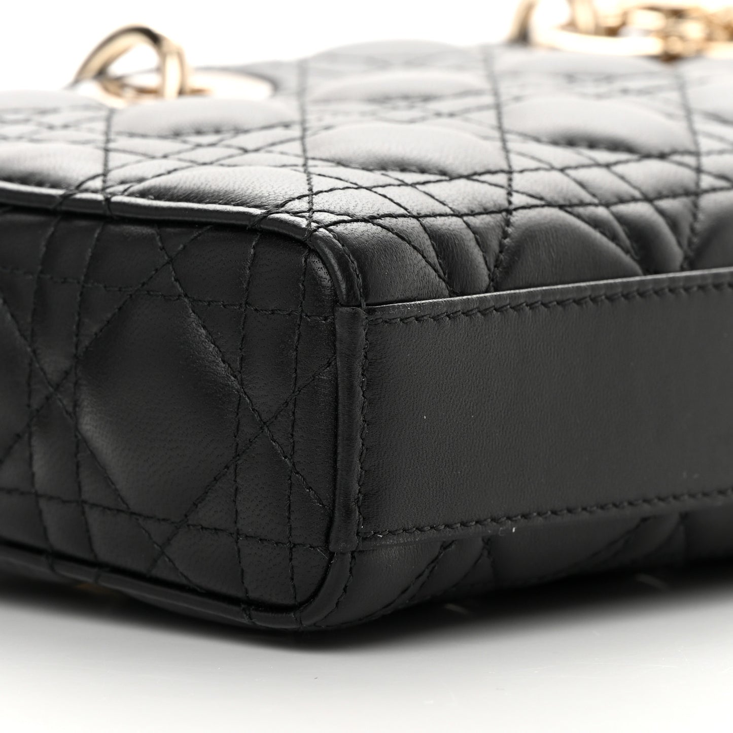 Lambskin Cannage Lady D-Joy Black