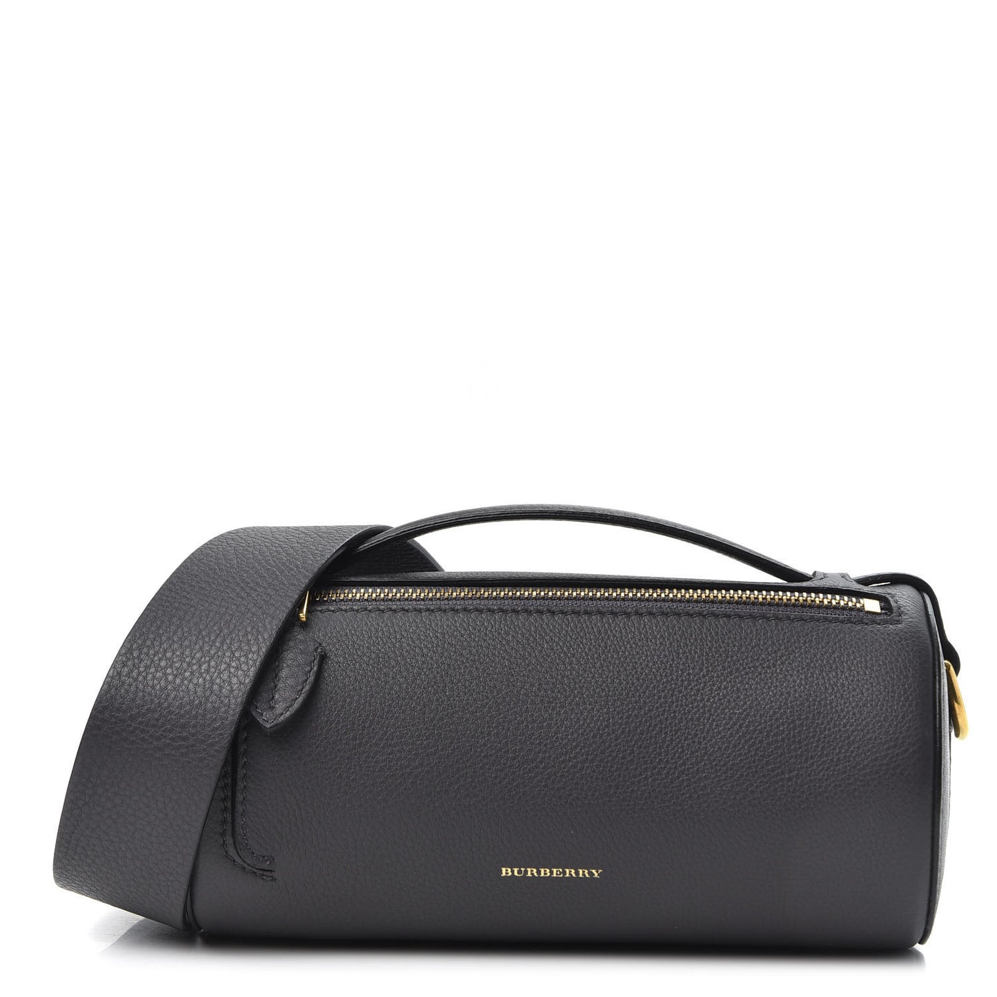 Calfskin The Barrel Bag Charcoal Grey