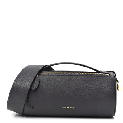 Burberry Calfskin The Barrel Bag Charcoal Grey 1 of 9