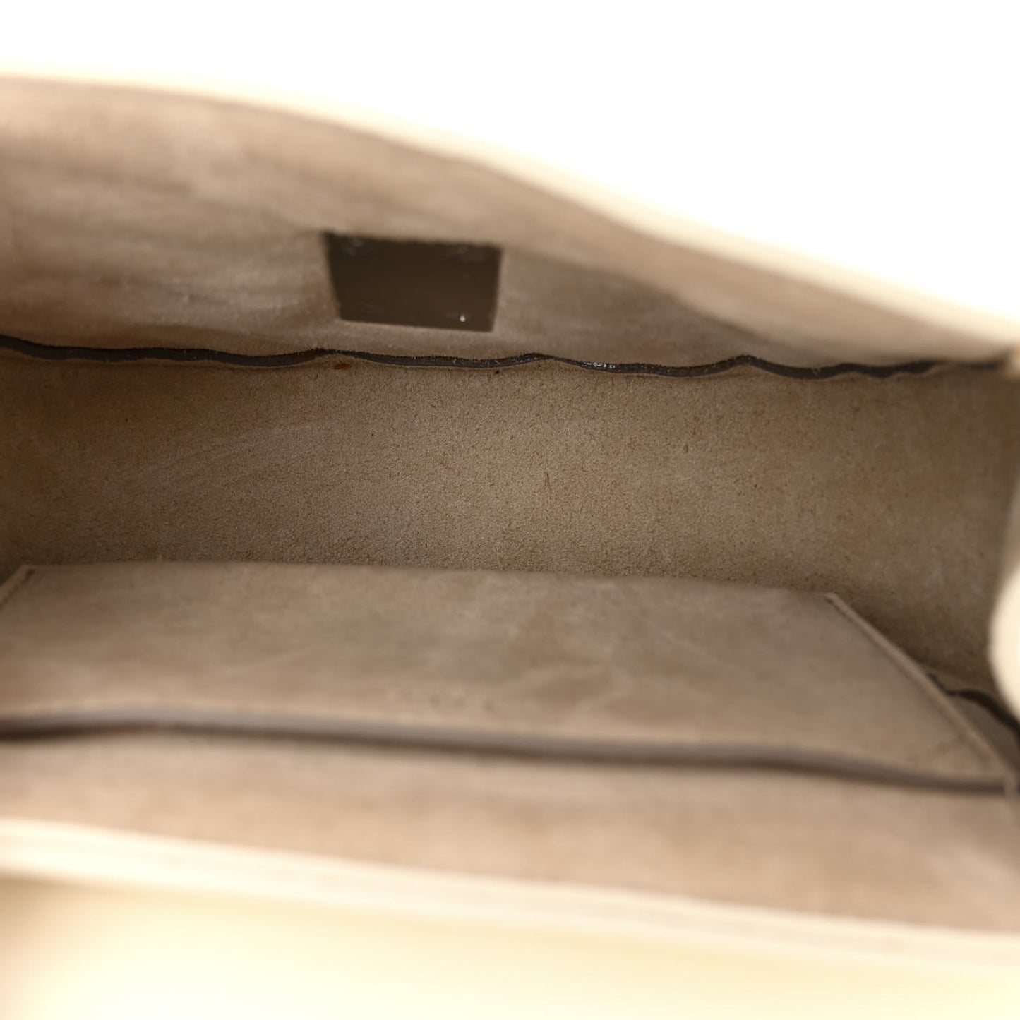 Calfskin Quilted Mini Drew Bijou Shoulder Bag Natural White