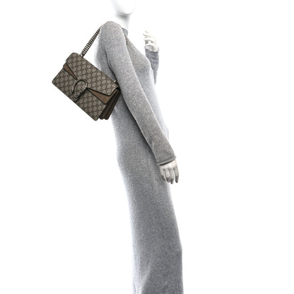 Gucci GG Supreme Monogram Small Dionysus Shoulder Bag Taupe 2 of 10