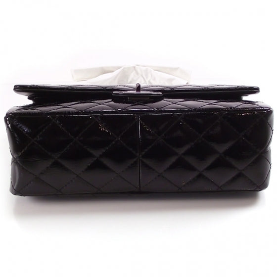 Chanel Patent Reissue Double Flap Black 4 of 9