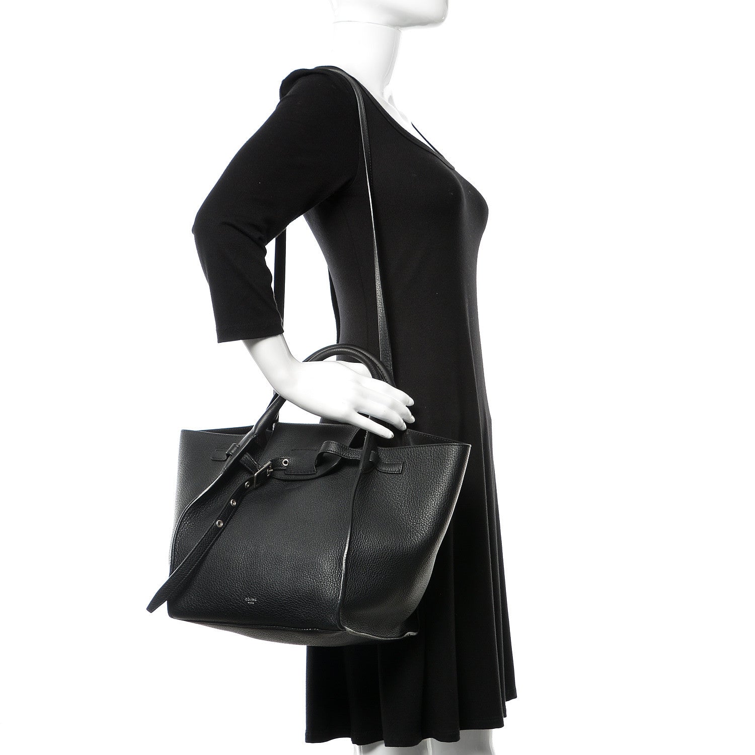 Celine Supple Grained Calfskin Small Big Bag Black 3 of 15