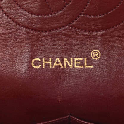 Chanel Lambskin Quilted Medium Double Flap Bijoux Chain Black 6 of 16