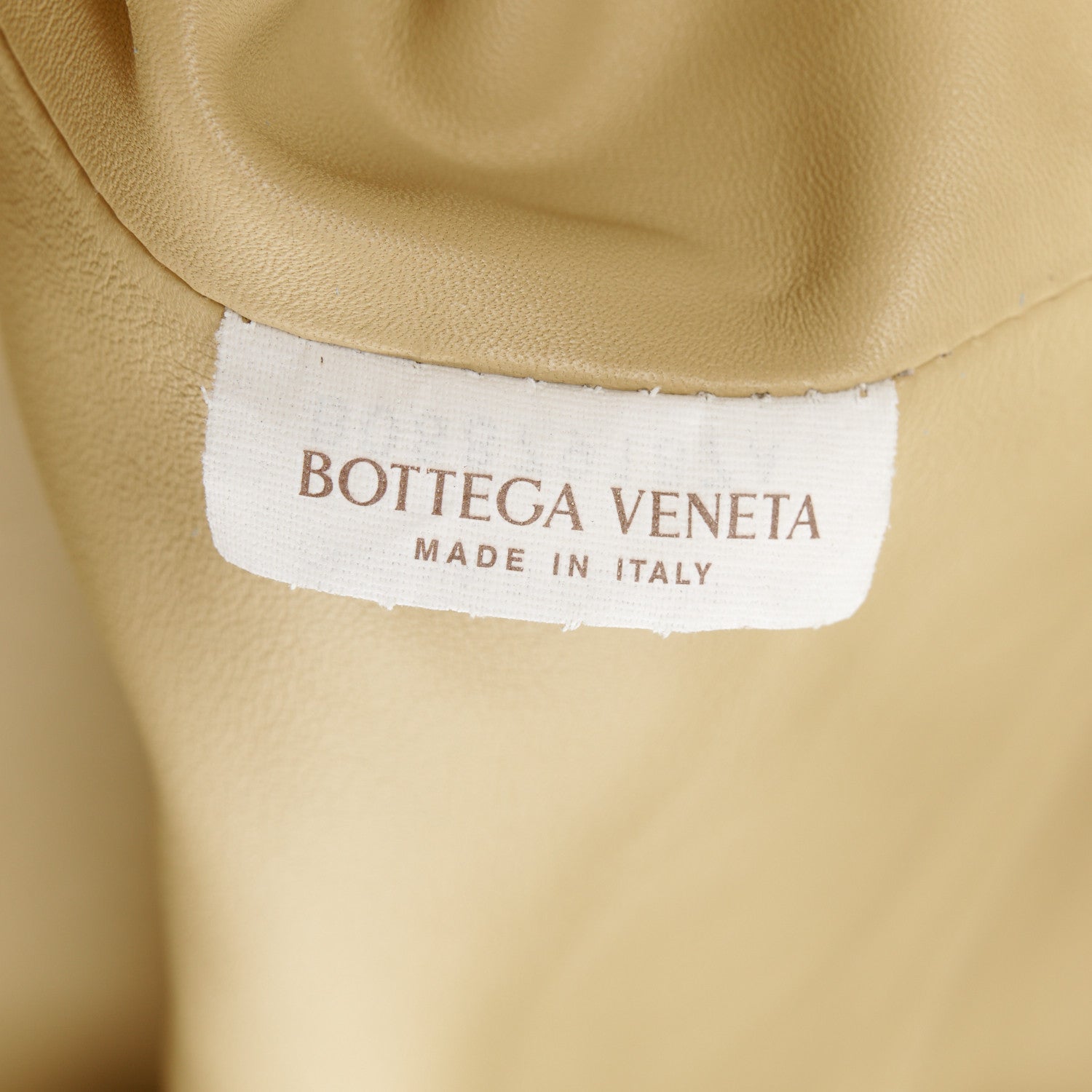 Bottega Veneta Smooth Butter Calf The Pouch Oversized Clutch Tapioca 8 of 11