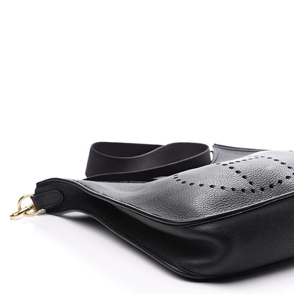 Hermes Taurillon Clemence Evelyne GM Black 6 of 9