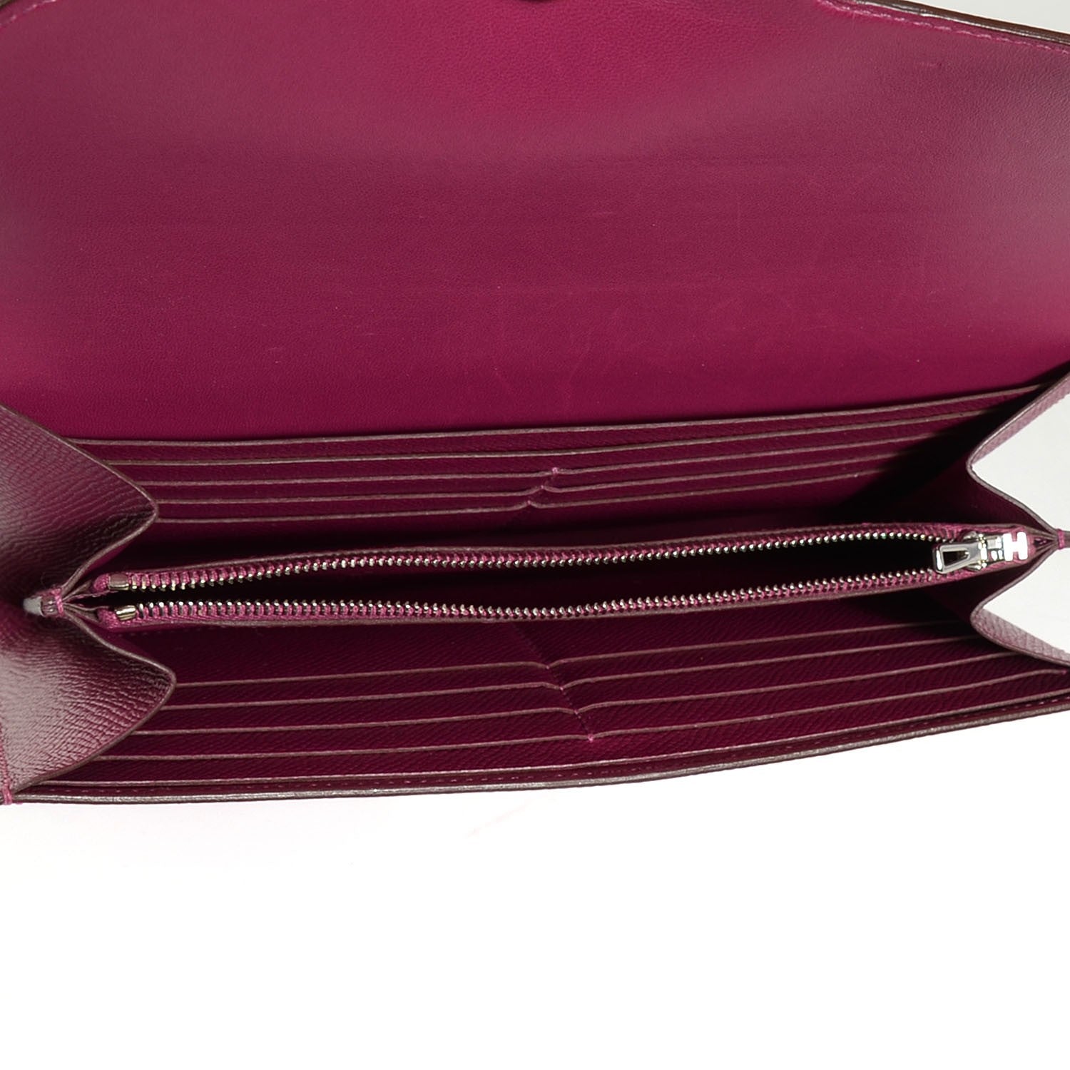 Hermes Epsom Constance Long Wallet Tosca 5 of 11