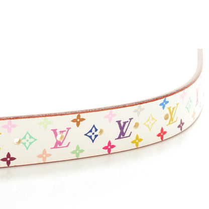 Louis Vuitton Monogram Multicolor Ceinture Belt 90 36 White 5 of 9