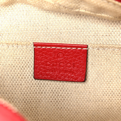 Gucci Pebbled Calfskin Small Soho Disco Bag Tabasco Red 6 of 11