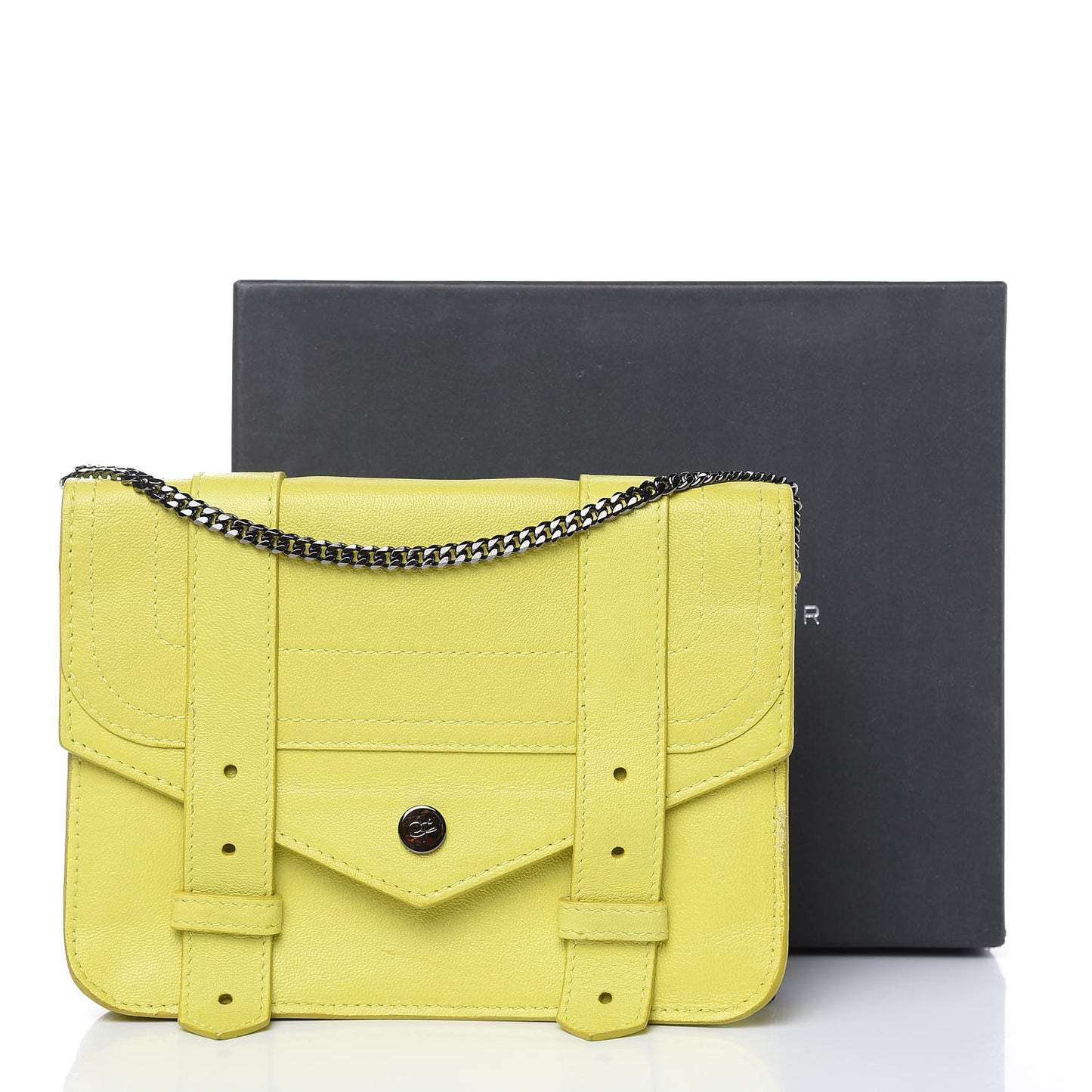 Lambskin PS1 Large Chain Wallet Sunshine