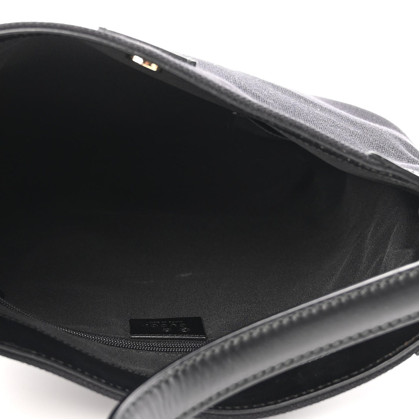 Canvas Signature Hobo Shoulder Bag Black