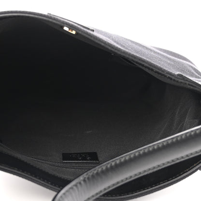 Gucci Canvas Signature Hobo Shoulder Bag Black 5 of 10