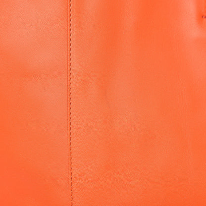 Celine Lambskin Vertical Bi-Cabas Orange Magenta 10 of 11