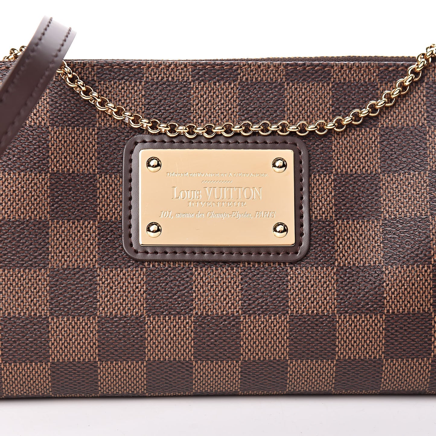 Damier Ebene Eva Clutch