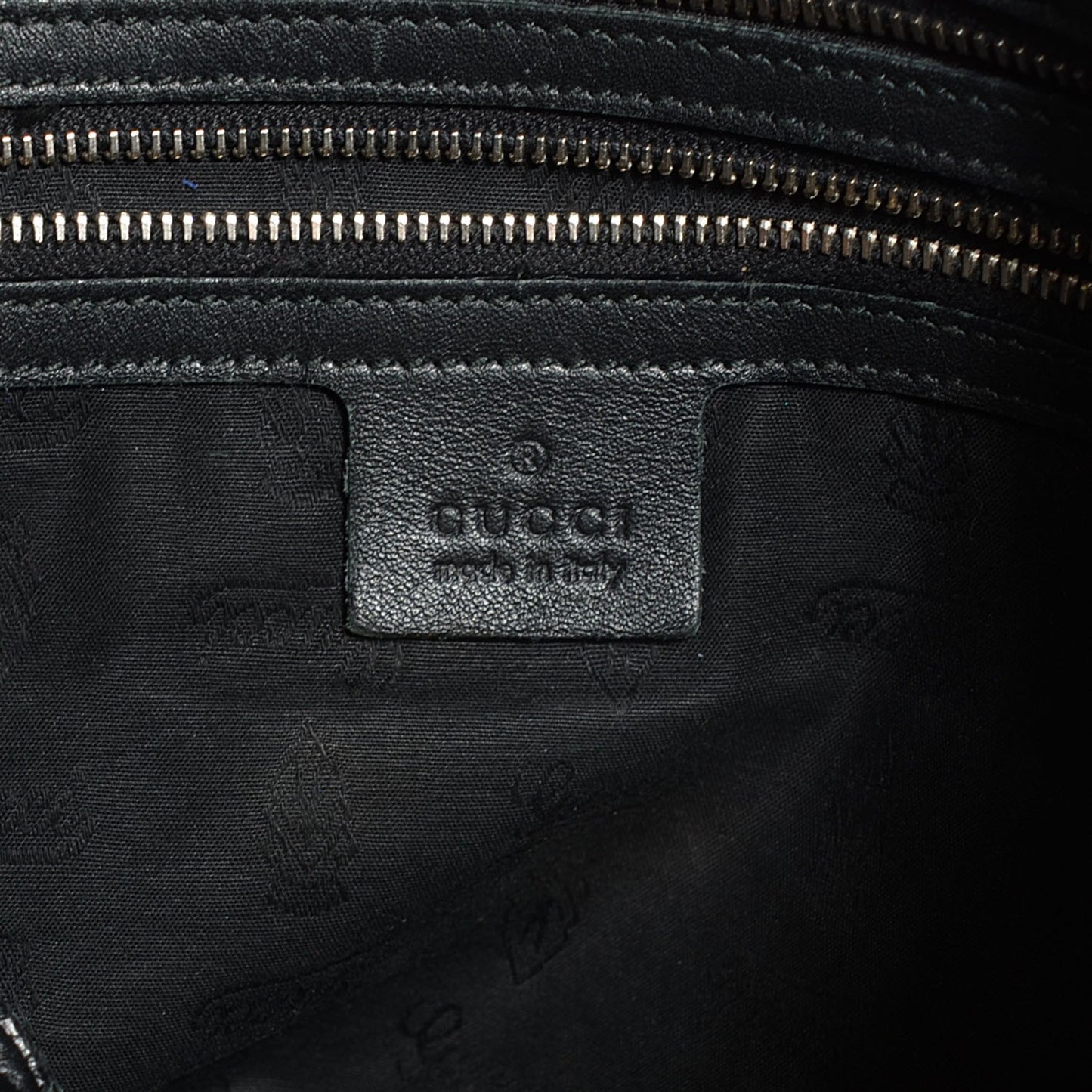 Guccissima GG Twins Large Hobo Black