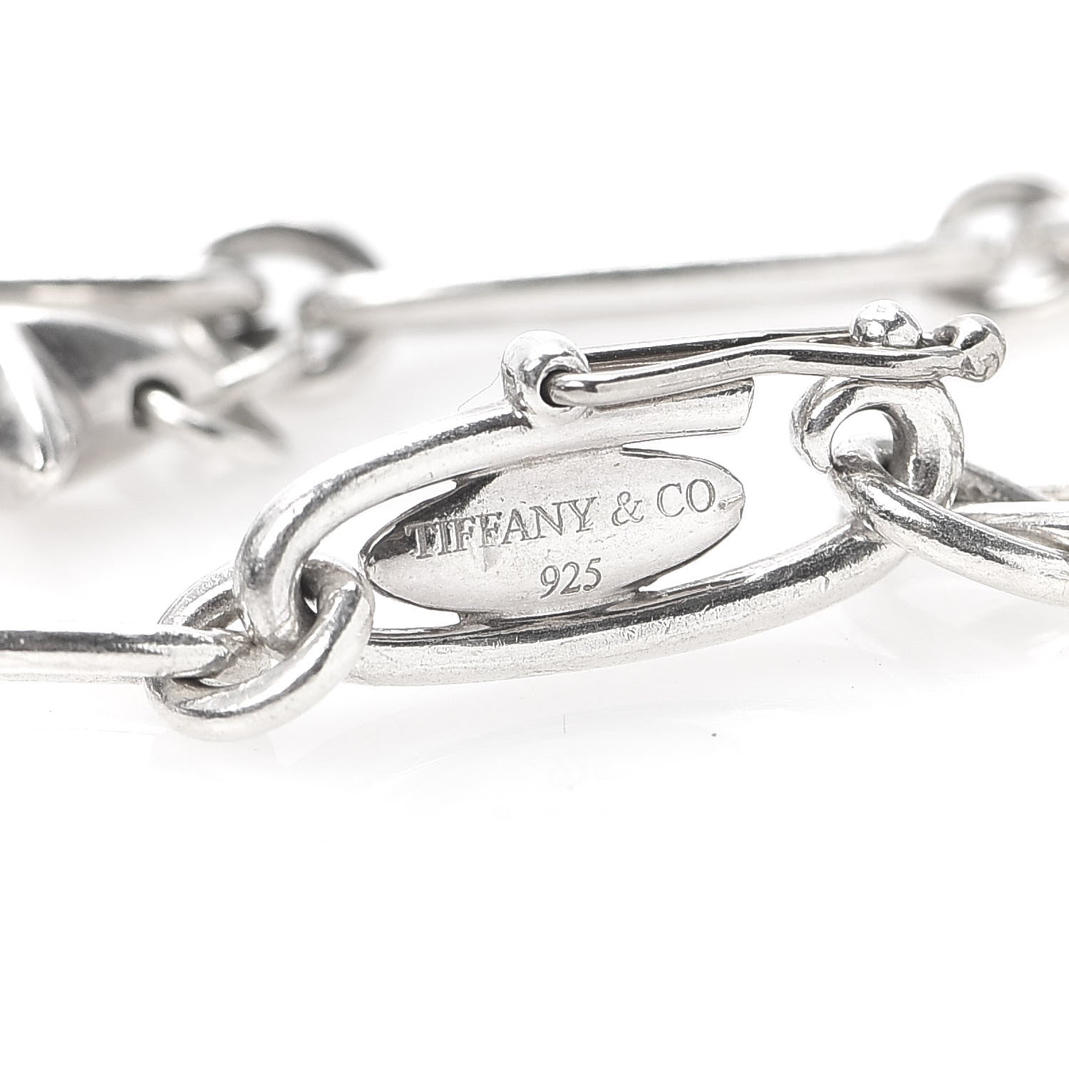 Tiffany Sterling Silver Elsa Peretti Five Charm Bracelet 4 of 5