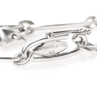 Tiffany Sterling Silver Elsa Peretti Five Charm Bracelet 4 of 5