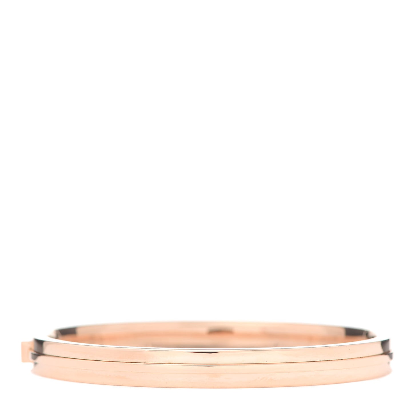 18K Rose Gold Diamond T Hinged Pave Bracelet
