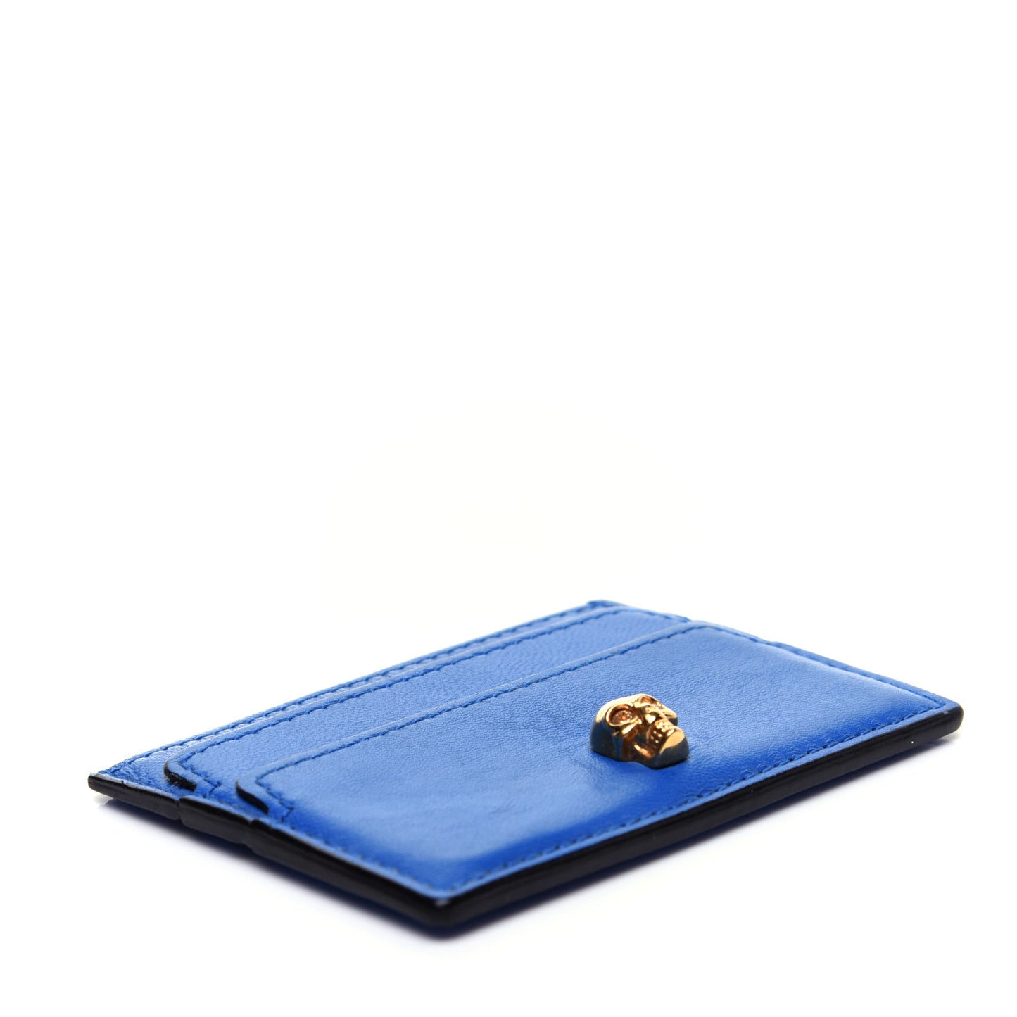 Skull Card Holder Blue
