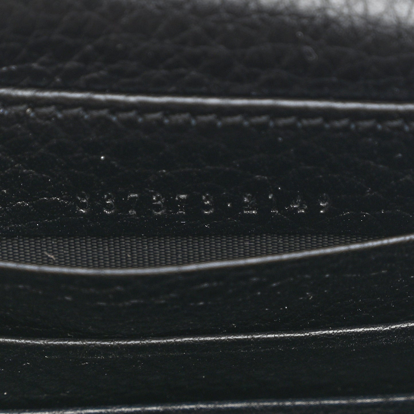 Calfskin Dionysus NM Chain Wallet Black