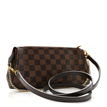 Louis Vuitton Damier Ebene Eva Clutch 3 of 12