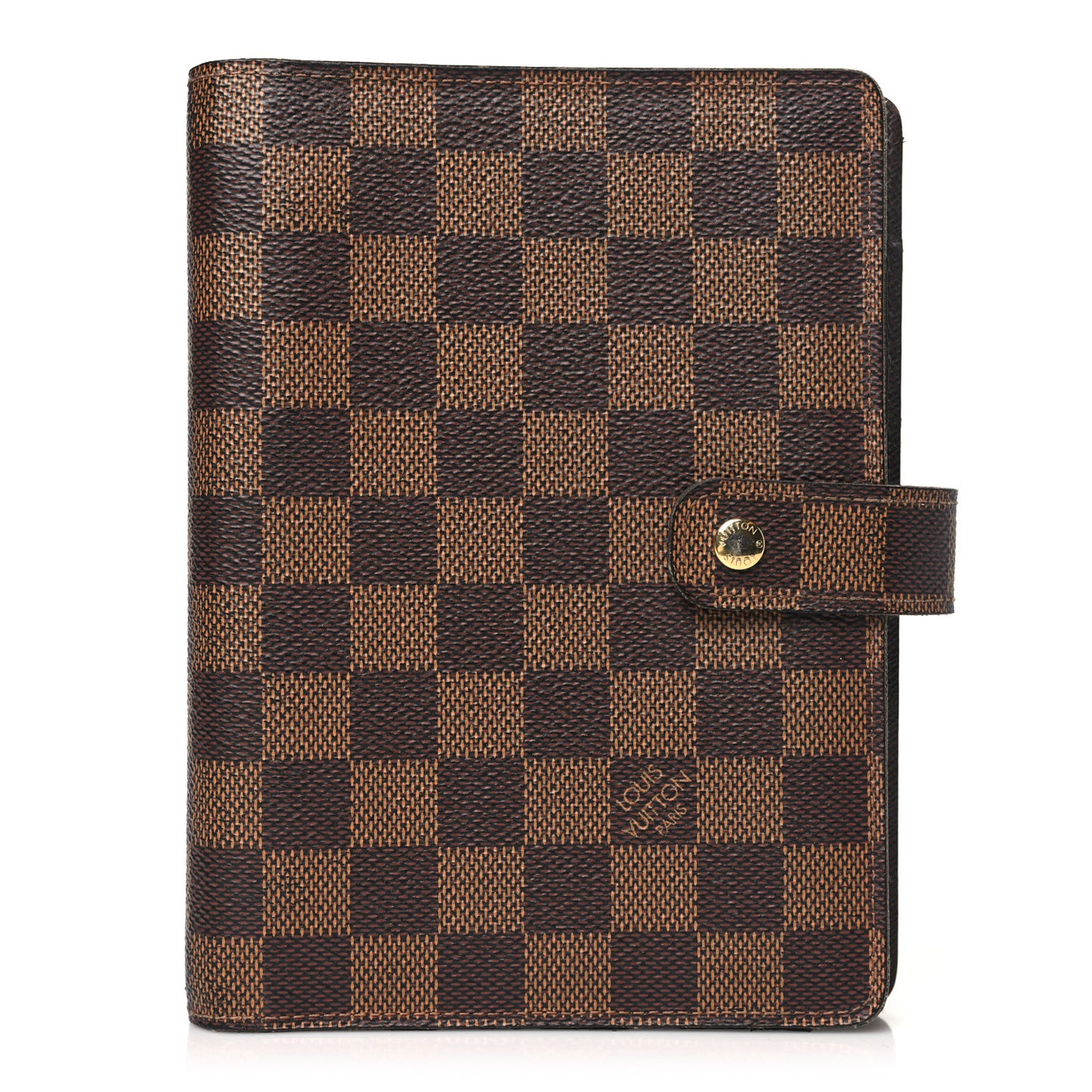 Damier Ebene Medium Ring Agenda Cover