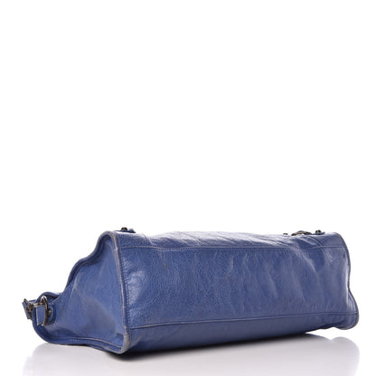 Balenciaga Agneau Classic Hardware City Bleut Bleu Glacier 5 of 17