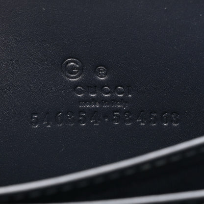 Gucci GG Supreme Monogram Blooms Zip Around Card Case Wallet Beige Blue Navy 7 of 8