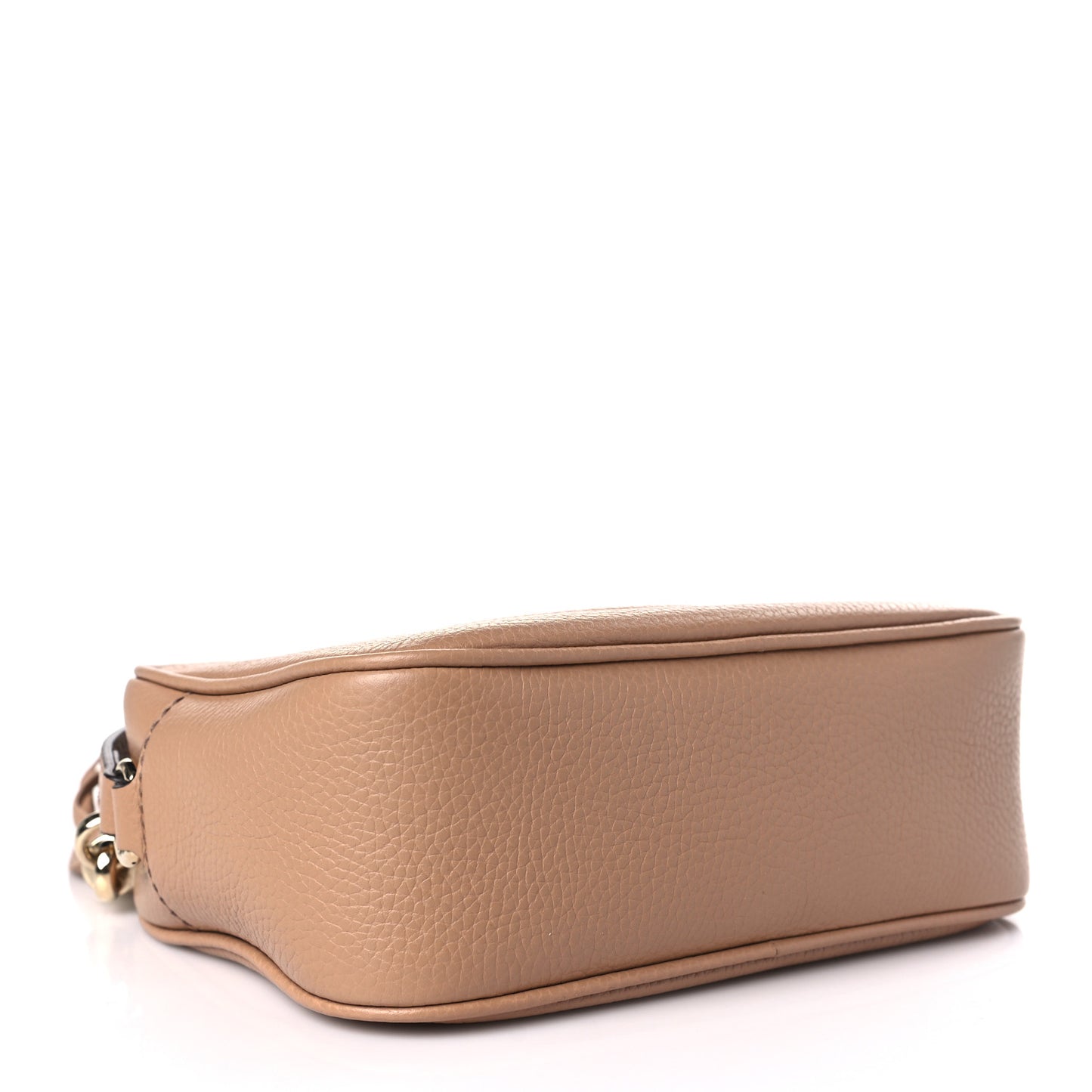 Pebbled Calfskin Small Soho Disco Bag Camelia
