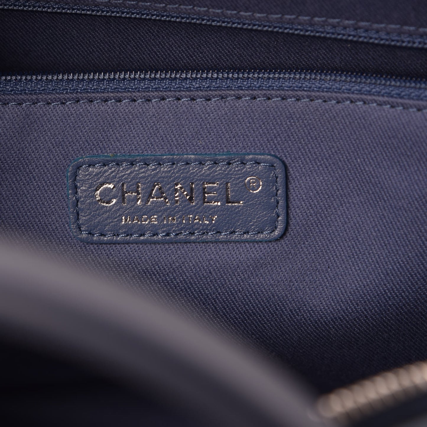 Denim Deauville Bowling Bag Blue