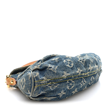 Louis Vuitton Monogram Denim Mini Pleaty Blue 4 of 9
