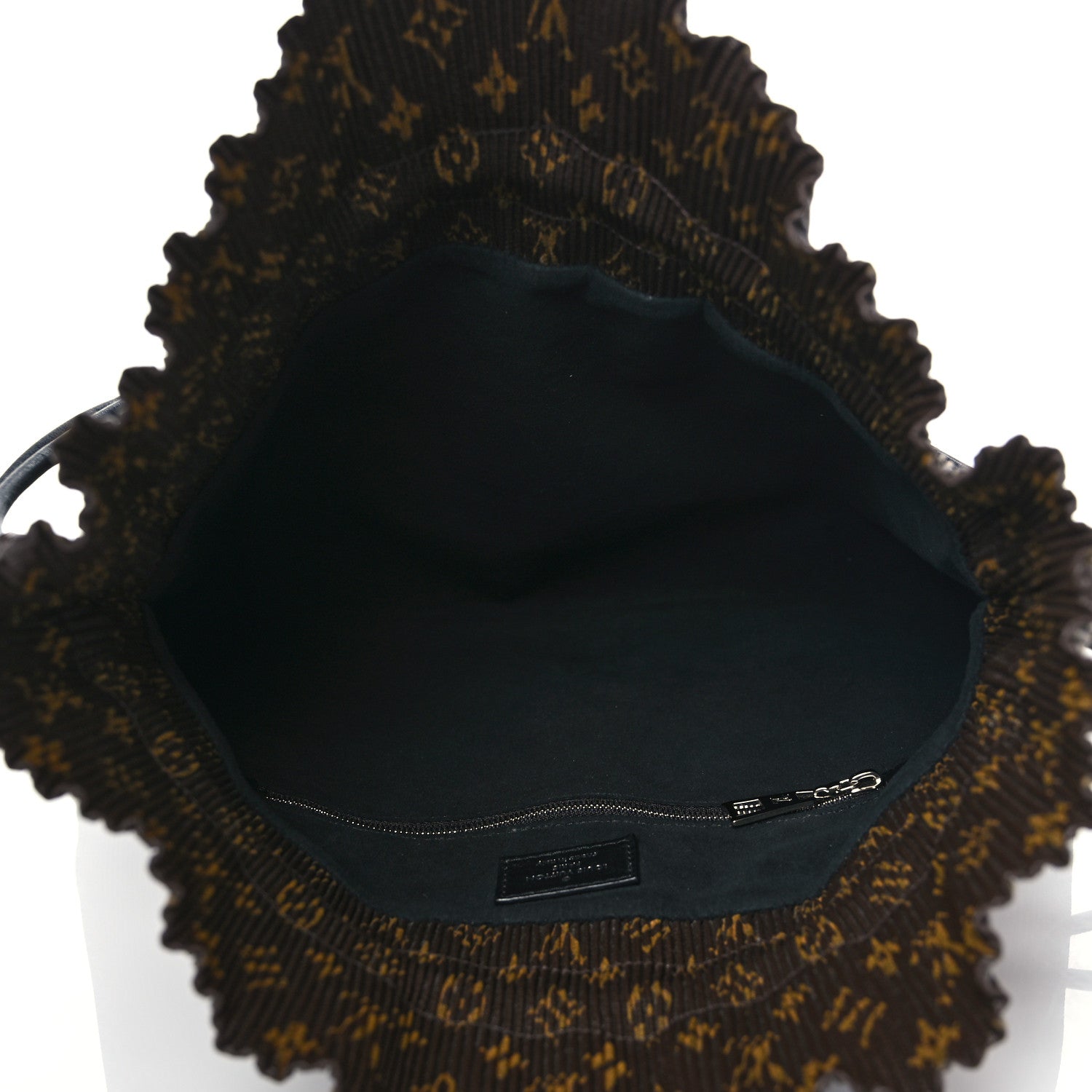 Louis Vuitton Monogram Canvas Pleated Explorer Bag MM 5 of 8