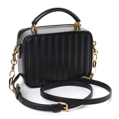 Dolce & Gabbana Nappa Quilted DG Top Handle Bag Black 2 of 8