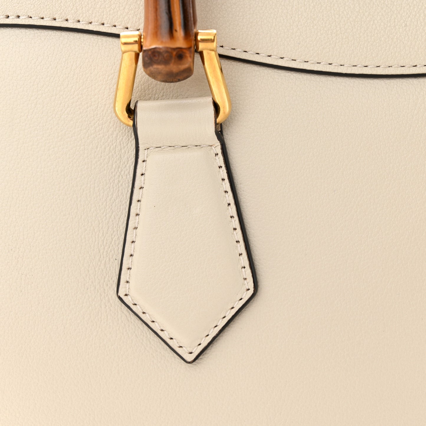 Wonka Grain Calfskin Small Diana Tote Bag Mystic White Cuir