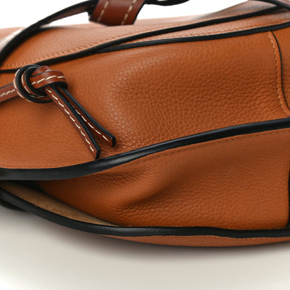 Loewe Grained Calfskin Small Gate Crossbody Bag Caramel Pecan 8 of 10