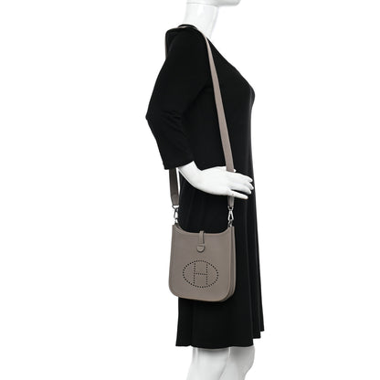 Hermes Taurillon Maurice Evelyne TPM Gris Asphalte 2 of 10