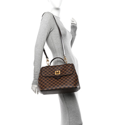 Louis Vuitton Damier Ebene Bergamo MM 2 of 10