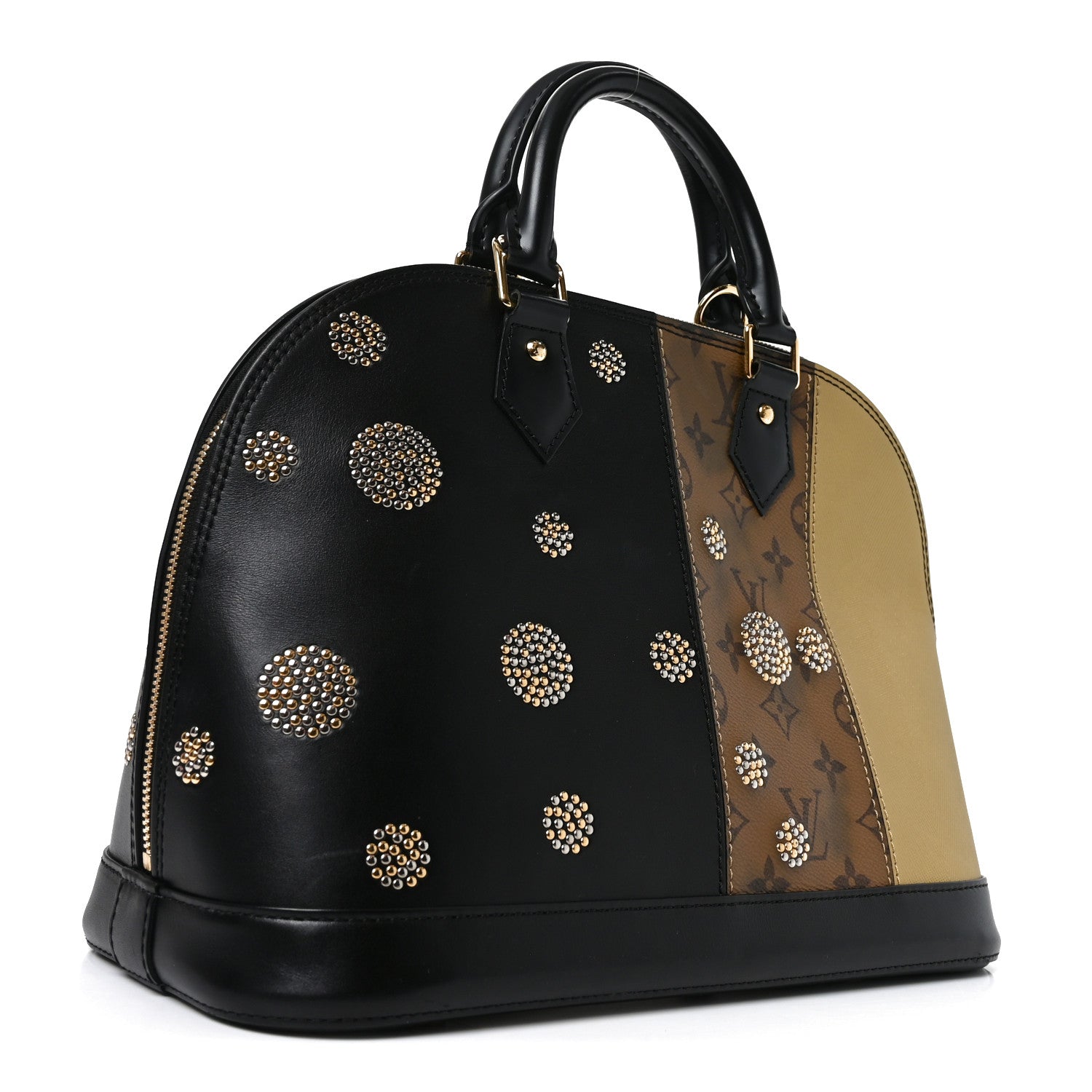 Louis Vuitton Reverse Monogram Studded Night Lights Alma PM 3 of 9